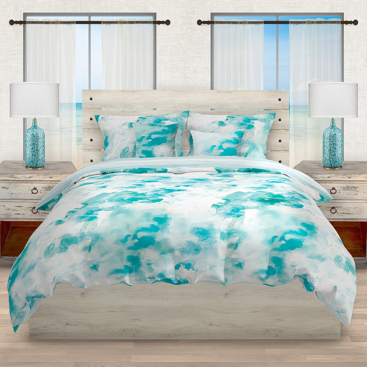 Full/Queen Watercolor store Bedding Set